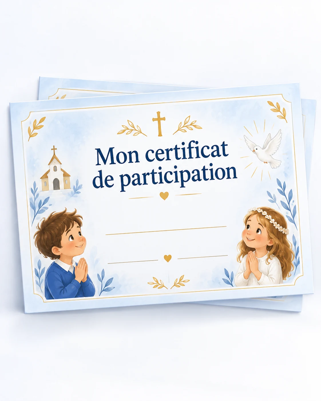 Mon certificat de participation